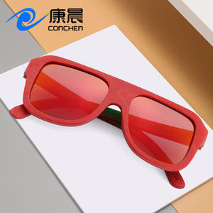 แว่นกันแดดไม้ Conchen เลนส์โพลาไรซ์ TAC ป้องกันรังสียูวี 400 แฟชั่นสำหรับทุกเพศ เหมาะสำหรับการเดินทาง ขับรถ ตกปลา - Product Image 2