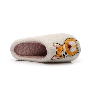 <span class=keywords><strong>Pantofole</strong></span> di lana <span class=keywords><strong>imbottite</strong></span> calde per gli amanti degli animali domestici invernali Corgi - Product Image 4