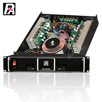 Amplificateur Audio de puissance DJ professionnel à deux canaux Impédance 8ohm Coque en métal Amp Pro 650W Sortie Max Haut-parleurs de connectivité XLR