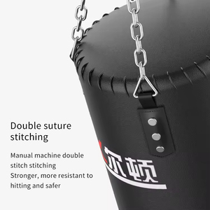 KaraQoton Sacs de frappe lourds pour entraînement de boxe, en cuir PU personnalisé, équipement de gym à domicile autoportant de haute qualité - Product Image 6