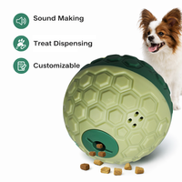 Pelota de Juguete Rodante de Plástico No Electrónica para Perros con Estructura Sonora Integrada, Sistema de Liberación de Premios, Ecológica para Jugar en Casa, OEM