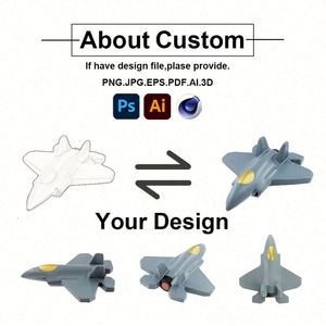 Custom Logo Fighter Jet Pu Stress Relievers Stress Toy Stress <b>Ball</b> Relieve <b>Ball</b> <b>Squeeze</b> Toys for Kids and Adults - Product Image 2