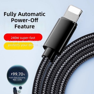 <span class=keywords><strong>Cable</strong></span> de Extensión Tipo-C Trenzado de 3 Metros para Carga Rápida y Transferencia de Datos, Compatible con iPhone 11/12/13/14 y iPhone 8/X/Max - Product Image 1