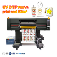 Impresora UV DTF de Formato Grande A1, 60 cm, 24 Pulgadas, Máquina de Impresión Rollo a Rollo para Pegatinas y Letreros de Transferencia UV Personalizados al por Mayor