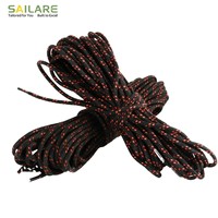 Lacets tressés en aramide haute résistance pour chaussures anti-coupure, ignifuges et de sécurité, résistants aux hautes températures