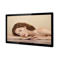 Pantalla de monitor LCD sin pantalla táctil barata, pantalla de 21,5 pulgadas, señalización digital montada en la pared, pantalla de TV para tienda minorista al por mayor