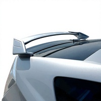 Spoiler Belakang Gaya ROWEN Tommykaira Untuk Toyota Prius ZVW30 2003-2012 ABS Dicat Tanpa Cat Tampilan Karbon Sayap Bagasi Belakang Mobil