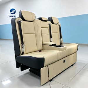 Asiento de <span class=keywords><strong>Camper</strong></span> Van, Sofá Cama de 3 Plazas con Cinturones de Seguridad y Reposabrazos para Ford Transit <span class=keywords><strong>VW</strong></span> T6 Transporter - Product Image 1
