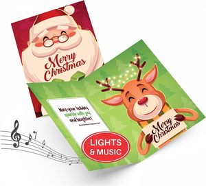 Tarjeta musical divertida que <span class=keywords><strong>no</strong></span> se detiene, tarjetas navideñas musicales, tarjeta musical sin fin - Product Image 2