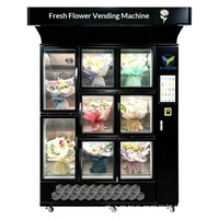 Distributeur Automatique de Fleurs F28 - Distributeur Automatique de Fleurs 24h/24 - Kiosque à Fleurs Sans Personnel avec Code QR - Fabricant OEM