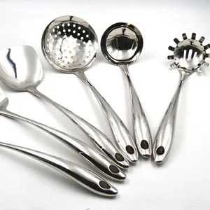 عناصر جديدة أواني المطبخ أدوات المطبخ Ets بالجملة أواني الطبخ المعدنية الفولاذ المقاوم للصدأ مجموعات أواني المطبخ المنزلية