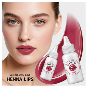 Teinture à lèvres au henné longue tenue, vegan, aux couleurs rouge fraise pêche, populaire en <span class=keywords><strong>France</strong></span> et au Mexique, pour la formation en académie de beauté, marque privée - Product Image 5