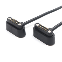 Câble de charge USB Type C mâle vers la sonde de contact, 10 broches, connecteur à broche à ressort, chargeur magnétique