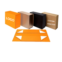 Caja de Regalo de Lujo con Logotipo Personalizado, Cajas de Regalo Plegables para Zapatos de Hombre, Cierre Magnético con Asa