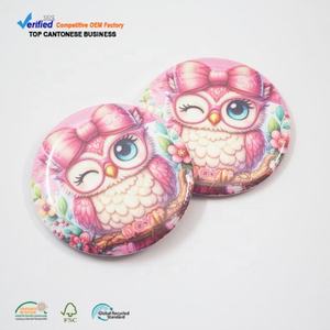 <strong>Metal</strong> <strong>Buttons</strong> Lapelpins Wholesale Custom Brand Logo Sublimation Printing Safety Lapel Tins for Bags and Backpacks - Product Image 4