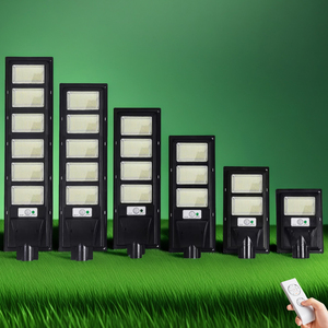 Kinh Tế 600W LED năng lượng mặt trời ánh sáng đường phố 16h Độ sáng cao 12000lm IP65 từ xa + cảm biến chuyển động ánh sáng đường với bảo hành 3 năm - Product Image 1