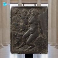 Panel de Pared de Bronce Figurativo Hecho a Medida, Arte Contemporáneo de Forma Humana en Relieve