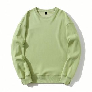 H5481 Fall Winter Wholesale Custom Heavyweight 600 Gsm Silver Fox Fleece Lined <b>Drop</b> Shoulder Crewneck Sweatshirts - Product Image 6