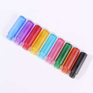 WOGU Empty Screw Essential Oil Roller Bottle Pink Purple Green Blue Red Cosmetic Tube 10ml Skincare Glass <strong>Roll</strong> <strong>on</strong> <strong>Perfume</strong> Bottle - Product Image 5