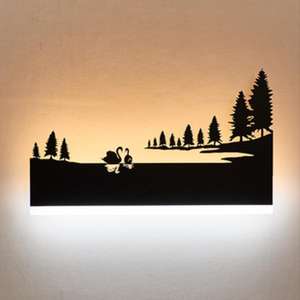 Europa estilo simple moderno hotel cama elefante de dibujos animados de animales decoración de pared led lámpara - Product Image 6