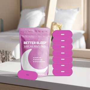 واقي فم من القطن غير المنسوج والسباندكس لتخفيف الشخير ومضاد لصرير الأسنان - مضاد للحساسية ومهيج للأكسجين ومريح ومضاد للشخير - Product Image 4