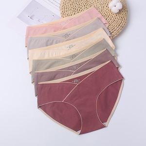 Slip <span class=keywords><strong>Premaman</strong></span> Senza Cuciture in Cotone Tinta Unita, Soluzione Comoda per il Supporto della Pancia Durante la Gravidanza - Product Image 2