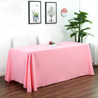 Nappe rectangulaire longue en spandex blanc pour table de salle à manger, pique-nique, couvre-table, décoration de mariage