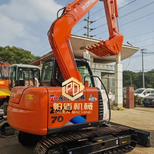 รถขุดฮิตาชิ ZX70 มือสองจากญี่ปุ่น ขนาด 7 ตัน รถขุดตีนตะขาบขนาดเล็ก ชั่วโมงการทำงานต่ำ รถขุดไฮดรอลิกสำหรับงานวิศวกรรม - Product Image 2