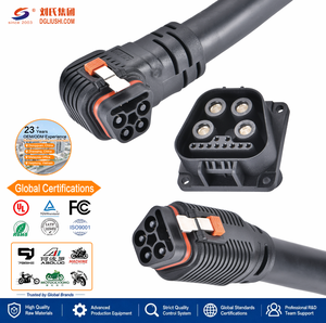 Connecteur de moto électrique mâle/femelle 80A/160A, <span class=keywords><strong>type</strong></span> rond 4+<span class=keywords><strong>10</strong></span>, assemblage de câbles personnalisé pour moto tout-terrain électrique - Product Image 2