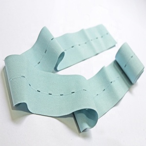 Cintura elástica de felpa de punto suave de color de 30mm sin látex de alta calidad para hospital - Product Image 5