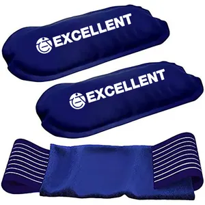 Reusable ice packs for hot and cold treatment support injury recovery and relieve joint and muscle pain