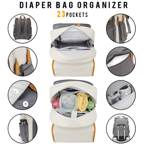 Mochila Impermeable Personalizada para Pañales, Bolsas de Maternidad para Personalizar, Mochila para Pañales de Bebé y Mamá - Product Image 4