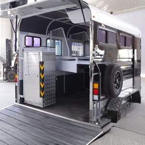 Remorque <span class=keywords><strong>de</strong></span> <span class=keywords><strong>transport</strong></span> <span class=keywords><strong>de</strong></span> <span class=keywords><strong>chevaux</strong></span> Hyroad 2-Horse Slant Load, homologuée pour la route, service personnalisé disponible - Product Image 3