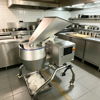Hoge snelheid centrifugale groentesnijmachine ui-tomaat snijder versnipperaar industriële voedselverwerkingsapparatuur