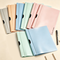 Carpeta de Archivos en Forma de L Personalizada, Organizador de Documentos de Plástico para Oficina y Material Escolar, Logotipo Personalizado, Papelería Minimalista