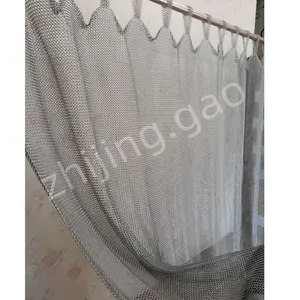 Installation System Support Tab Top Chainmail Space Dividers Designer Decorative room divider design