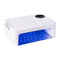 Lampe à ongles LED UV rechargeable sans fil pour séchage rapide de tous les vernis gel