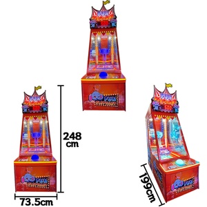 เครื่องเล่นเกมอาร์เคดชิงช้าช้างแบบเล่นคนเดียว สนุกสนาน ใช้เหรียญหยอด พร้อมฟังก์ชั่นโยนลูกบอลและจับรางวัล - Product Image 5