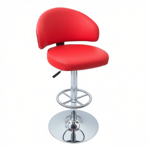 Tabouret de bar commercial réglable en métal et bois, style contemporain, idéal pour la maison, le bar, la chambre ou l'atelier – Meilleure vente - Product Image 1
