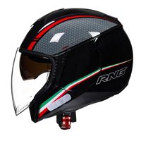 [Personnalisé] Casque de moto unisexe 3/4 pour scooter et vélo électrique, double visière, toutes saisons, certifié 3C/DOT