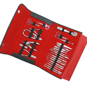 Kit de salon en acier inoxydable, ensemble de manucure professionnel avec boîte, matériau durable, instruments de beauté de haute qualité - Product Image 1