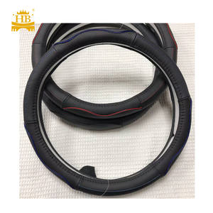 Accessoires Auto 38-40 <span class=keywords><strong>CM</strong></span> Housses de <span class=keywords><strong>volant</strong></span> en <span class=keywords><strong>cuir</strong></span> véritable Accessoires de housse de protection de haute qualité - Product Image 3