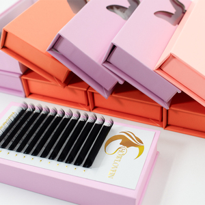 Super Soft Lash C D Curl Russian Volume <strong>Eyelash</strong> <strong>Extension</strong> 0.07mm Cashmere Silk Individual Lash <strong>Extension</strong> Trays - Product Image 3