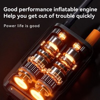 Portable Mini air Compressor 150PSI Motorcycle air Pump Electric Tires Inflator Cordless air Inflator for Bike Ball