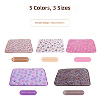 Couverture pour animaux de compagnie en velours super doux à motifs imprimés pour chiens et chats, tapis moelleux lavable multicolore pour toutes les saisons, vente en gros