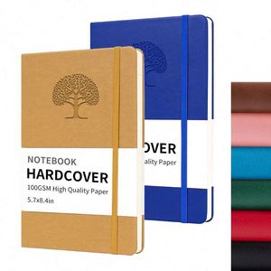 Cuaderno Promocional de Cuero PU y Lino, Personalizado al por Mayor, con Encuadernación Personalizada y Correa Elástica con Logotipo - Product Image 2