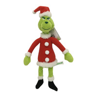 Peluche Grinch, jouet en peluche de Noël, monstre vert amusant, peluche douce, cadeau de Noël, personnage de film mignon pour enfants et adultes