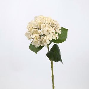 Hortensias Artificiales Beige Estilo Nórdico Hechas a Mano Directamente de Fábrica, con Tacto Húmedo, Tipo Bola de Nieve Francesa, para Decoración del Hogar - Product Image 2