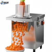 Machine à découper les légumes professionnelle en acier inoxydable, cadre épaissi, disque remplaçable, coupe 3-en-1, alimentation automatique 110/220V, pour hôtels