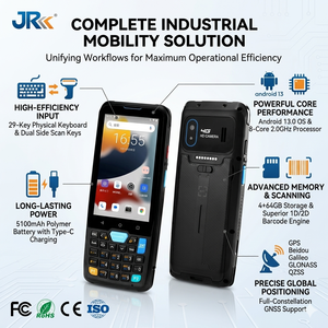 Lector de Códigos de Barras PDA con Certificación CE, FCC y RoHS, Terminal de Datos Móvil con Sistema Operativo <span class=keywords><strong>Android</strong></span> 13, Lector de Códigos QR 1D y 2D, Resistente, para Empresas de Mensajería, Disponible en Stock - Product Image 1